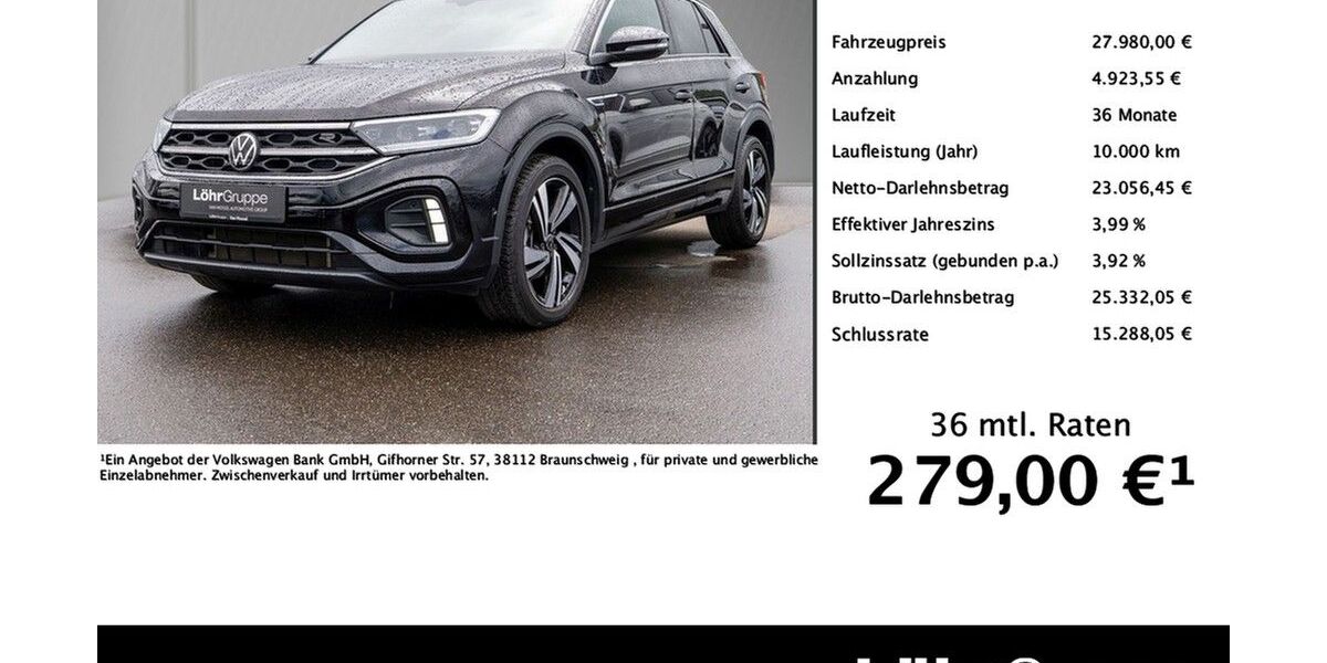 VW T-Roc 16.980 km 27.980 &euro; Trier 54292
