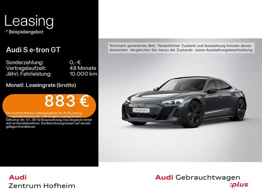 Audi e-tron GT 12.640 km 102.990 € Hofheim 65719