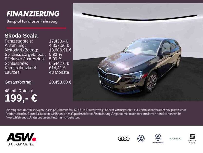 Skoda Scala 48.500 km 17.430 € Weinsberg 74189