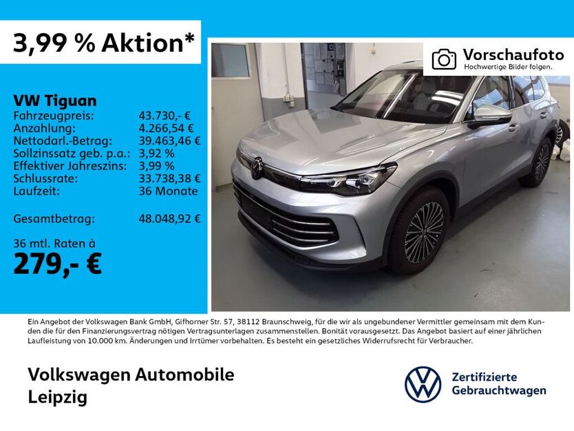 VW Tiguan 7.684 km 43.730 € Leipzig 04277