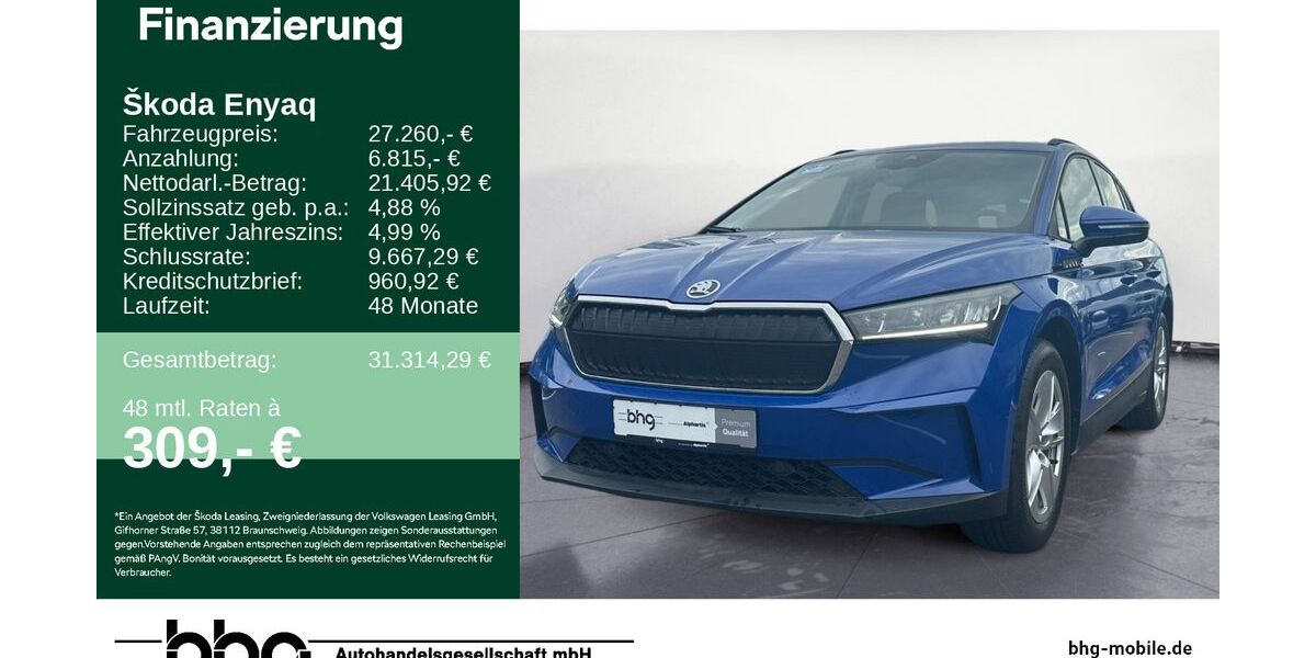 Skoda Enyaq 29.660 km 27.260 &euro; Tübingen 72072