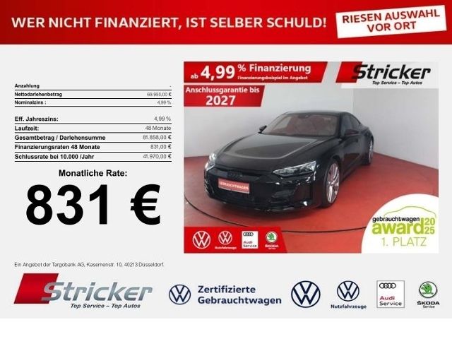 Audi RS e-tron GT 17.517 km 69.949 € Horn-Bad Meinberg 32805