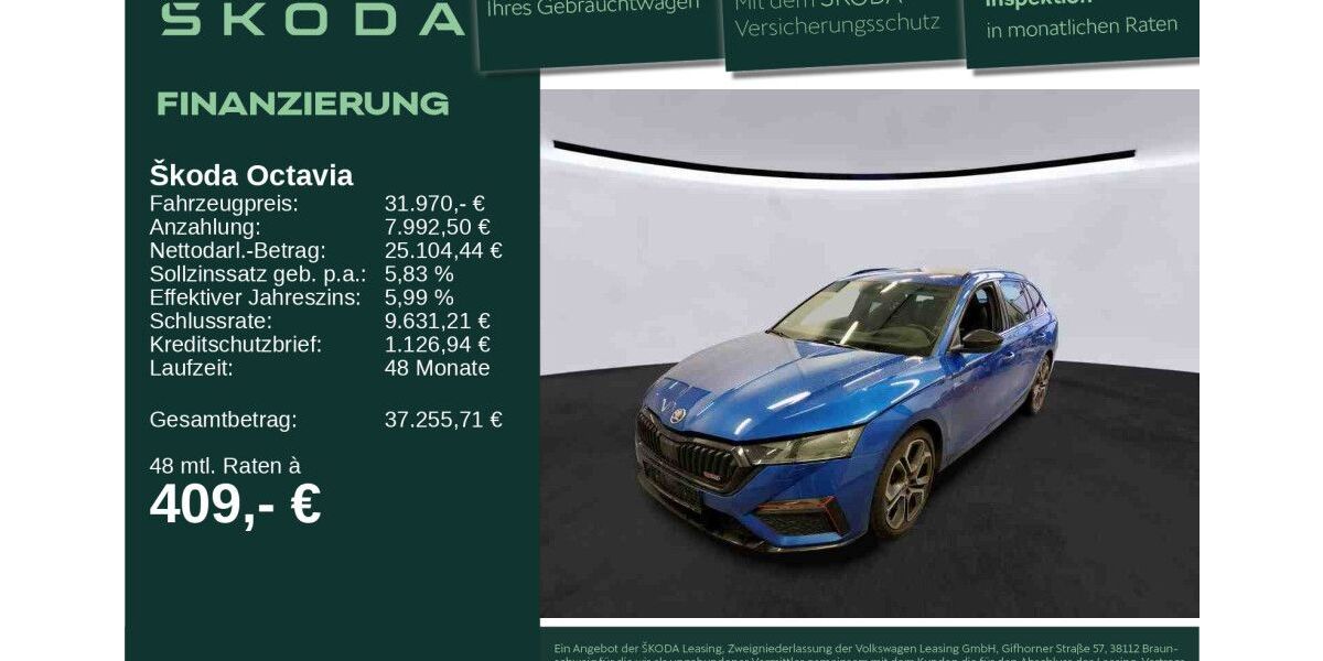 Skoda Octavia 44.200 km 31.970 € Neu-Ulm 89231