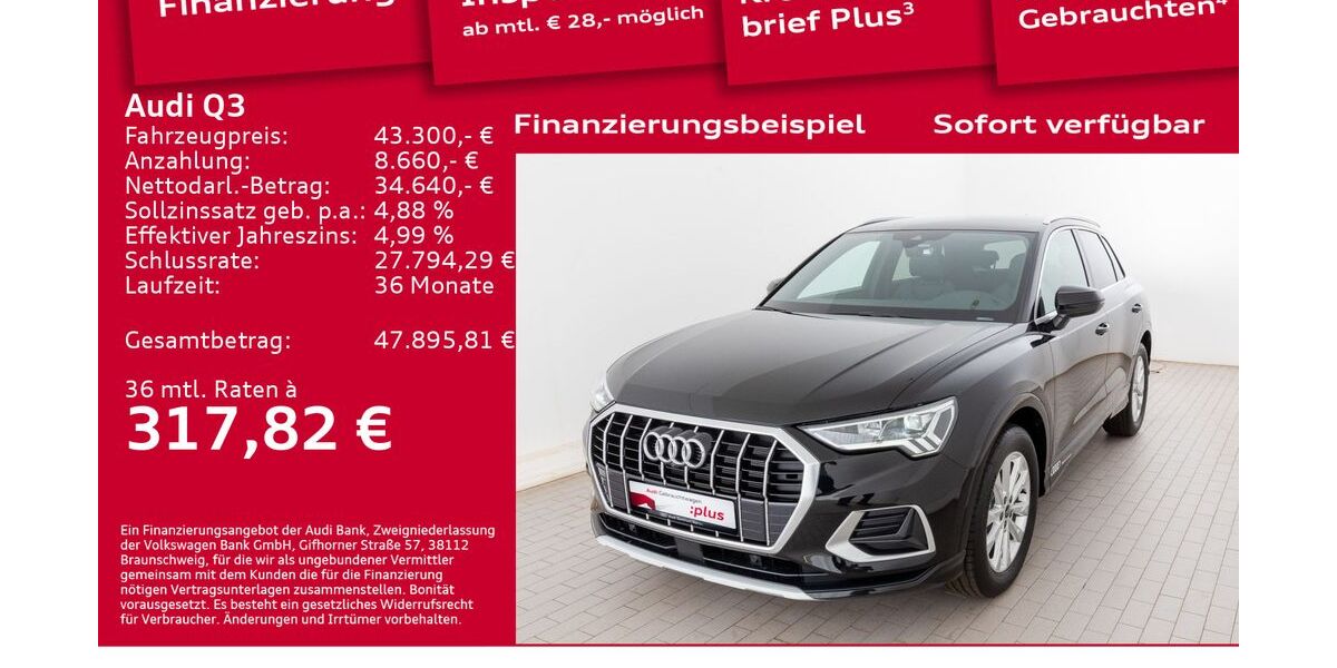 Audi Q3 10.266 km 43.300 &euro; Berlin 12489