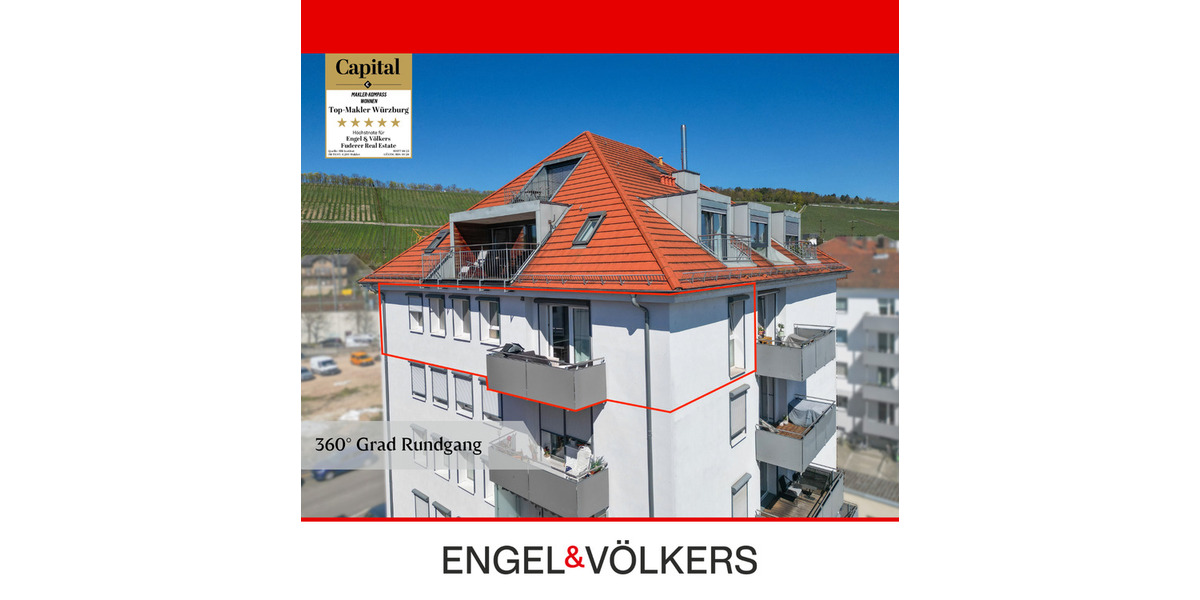 Etagenwohnung Würzburg Altstadt - 3 Zimmer, 90 m&sup2;, 435.000&euro; | Angebot:26359479