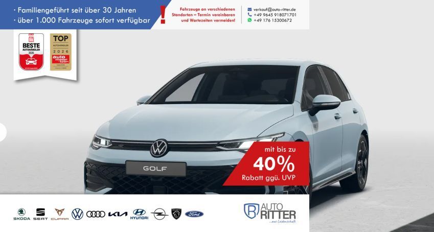 VW Golf 20.000 km 30.990 &euro; Eschenbach 92676