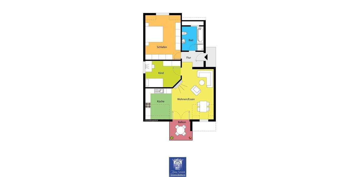 Etagenwohnung Weinböhla - 3 Zimmer, 70 m&sup2;, 150.000&euro; | Angebot:25709009