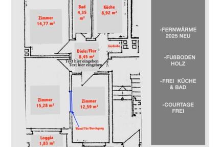 Wohnung Hamburg Borgfelde - 3 Zimmer, 66 m&sup2;, 369.000&euro; | Angebot:25989139