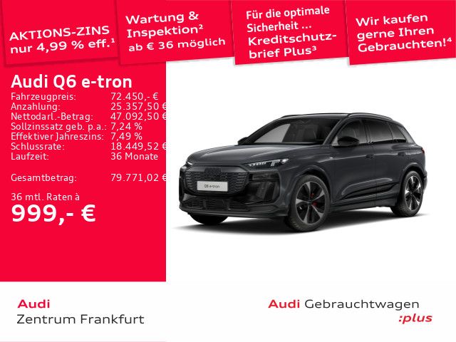 Audi Q6 e-tron 16.487 km 72.450 &euro; Frankfurt am Main 60326