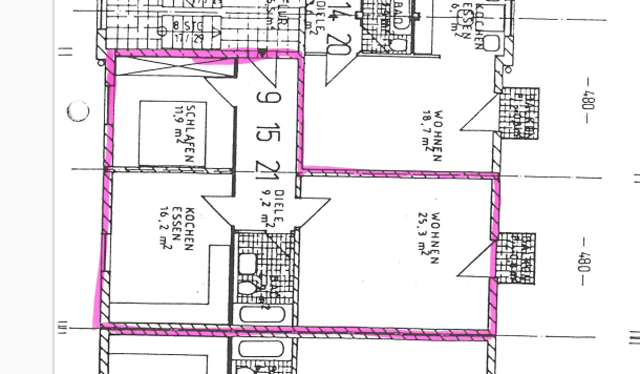 Wohnung zum Kaufen in Plauen 50.000 € 68.32 m²
