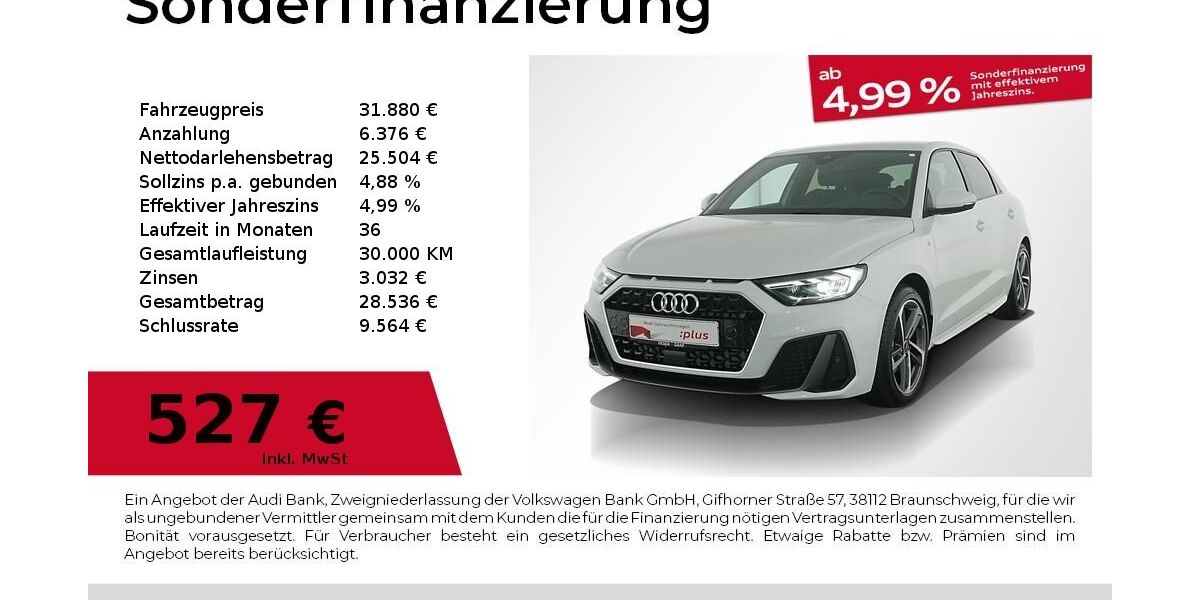 Audi A1 4.200 km 31.880 &euro; Nürnberg 90441
