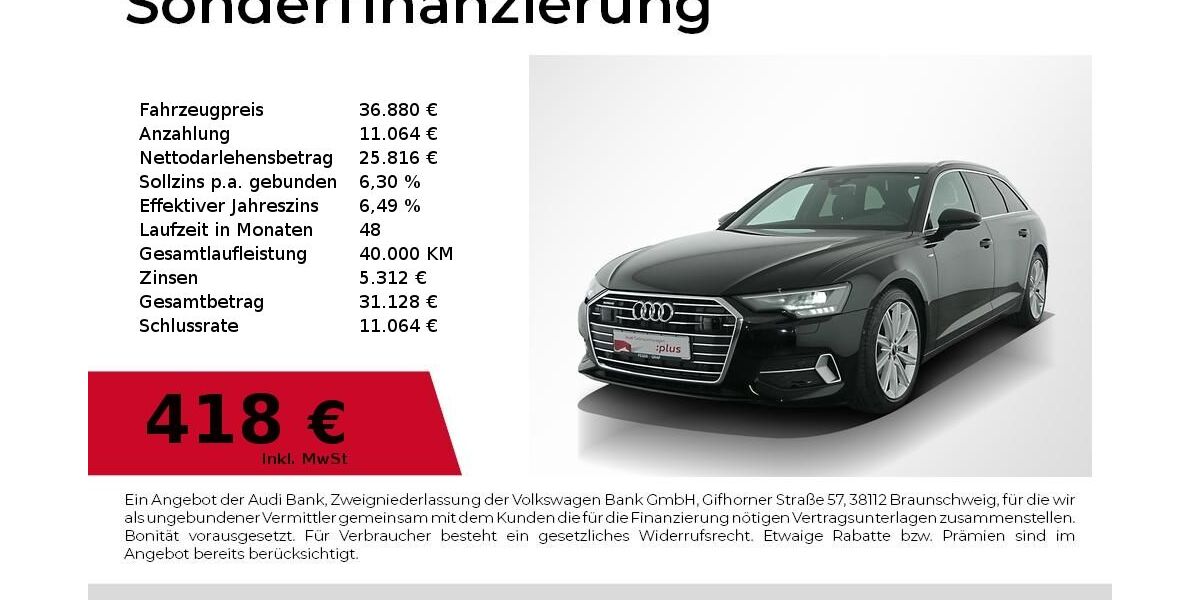 Audi A6 40.800 km 36.880 &euro; Nürnberg 90411