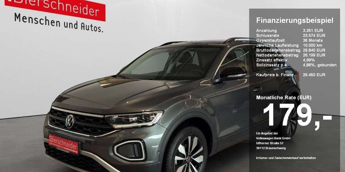 VW T-Roc 14.705 km 28.950 &euro; Regensburg 93055