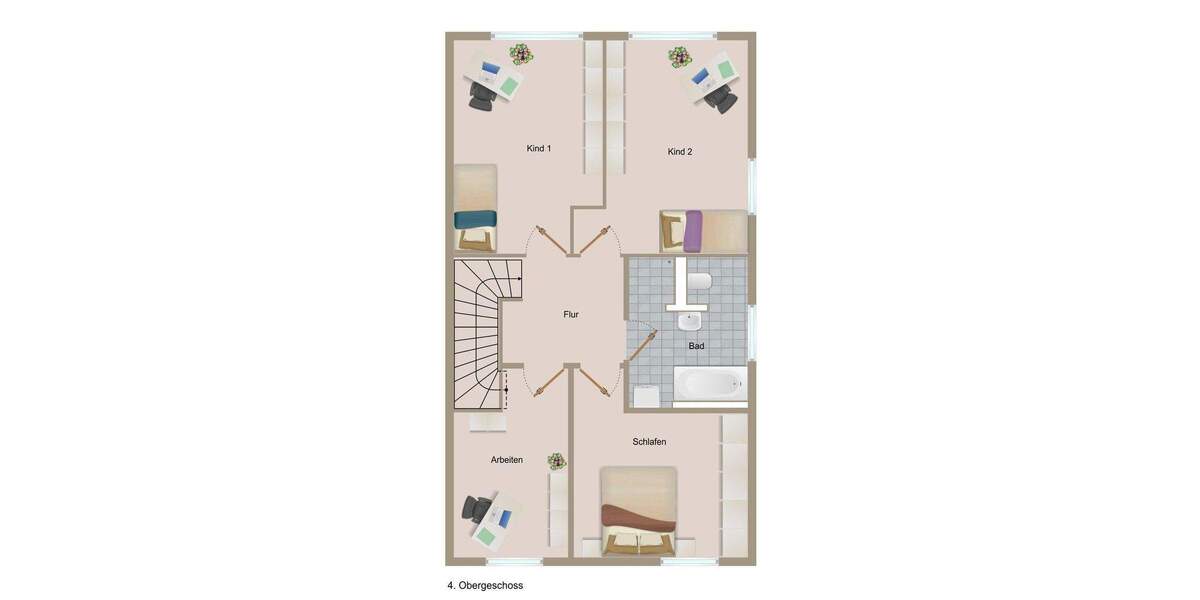 Doppelhaushälfte Brunnthal Am Wald - 6 Zimmer, 174 m&sup2;, 1.198.900&euro; | Angebot:25751166