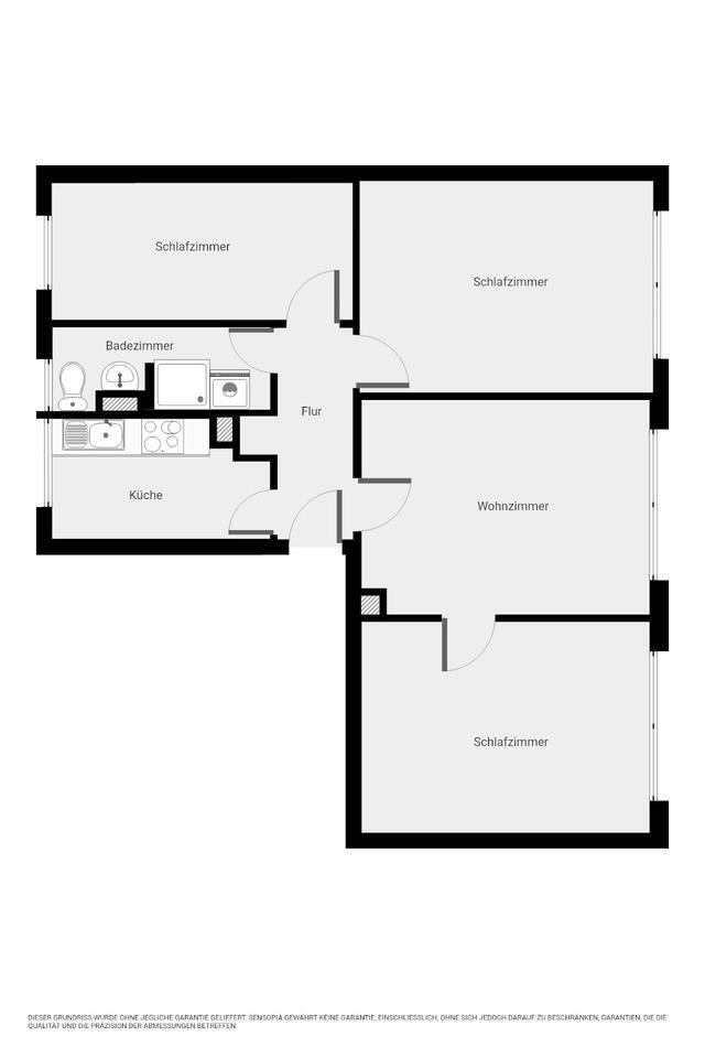 4-Zimmer-Wohnung im 2. Obergeschoss nach Renovierung zu vermieten zimmer