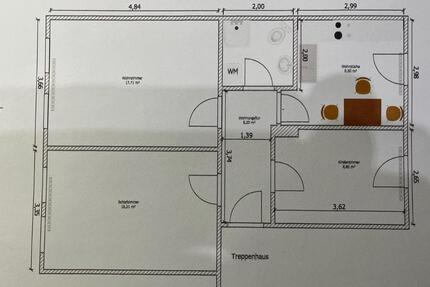 3 Raumwohnung in der 1.Etage 3 zimmer