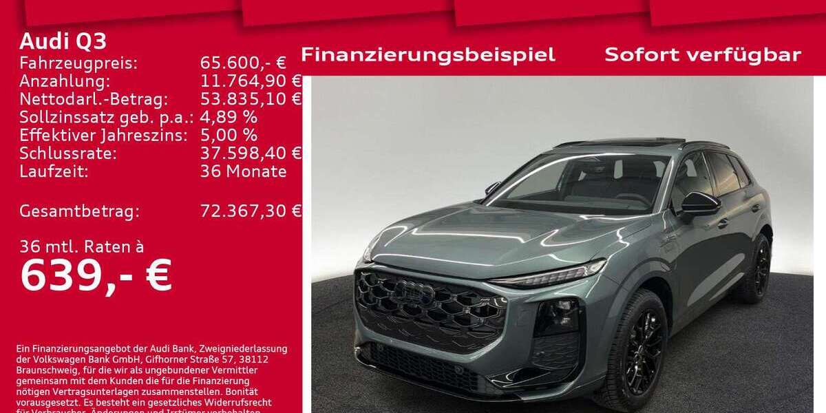 Audi Q3 6.001 km 65.600 &euro; Berlin 10587