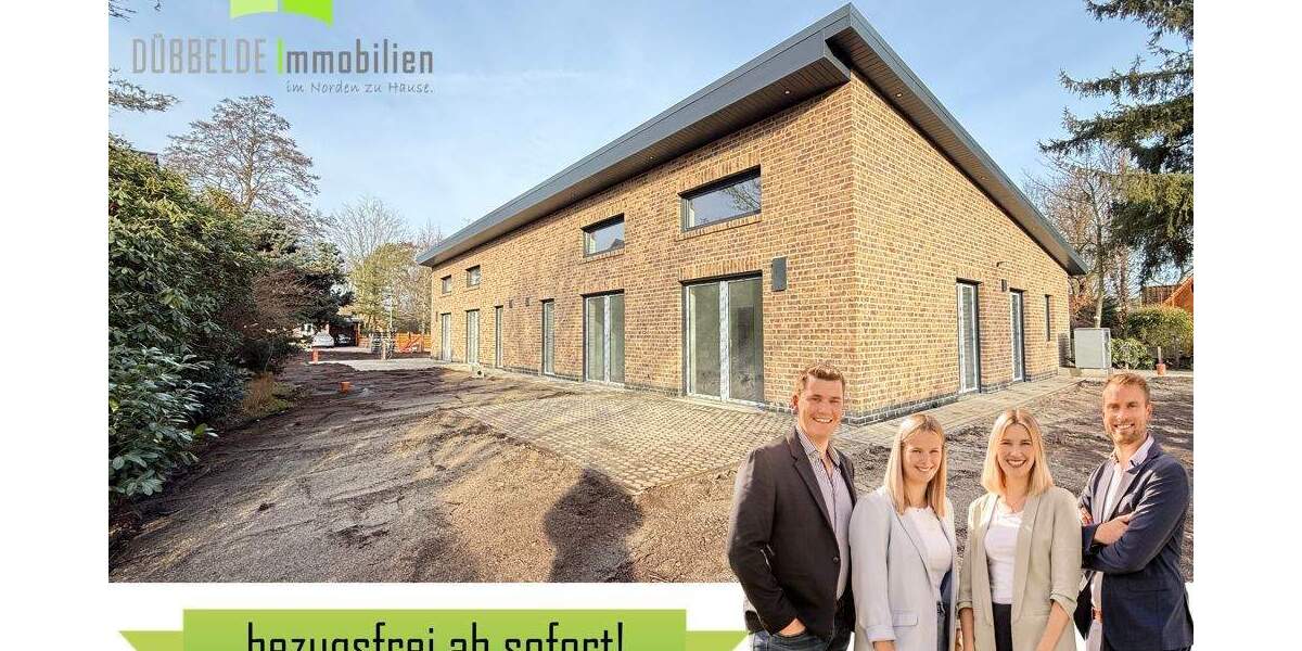 Erstbezug in Augustfehn ll! Ebenerdige Doppelhaushälfte mit moderner Ausstattung. 4 zimmer
