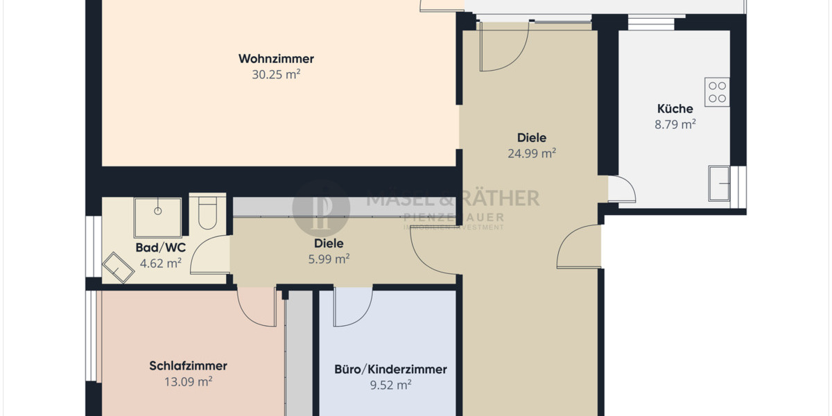 Exklusive, innenarchitektonisch gestaltete Wohnungen über zwei Etagen, einzeln zugänglich 6 zimmer