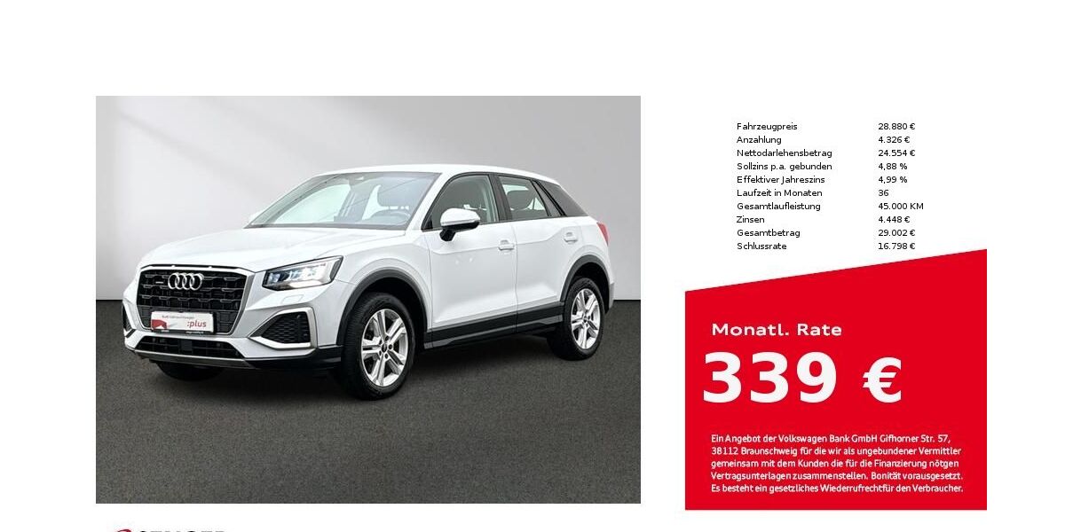 Audi Q2 47.084 km 28.880 &euro; Lingen 49809