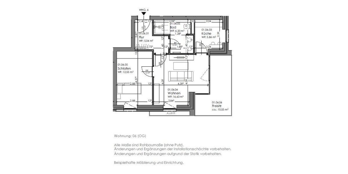 Etagenwohnung Dannenberg (Elbe) - 2 Zimmer, 52 m&sup2;, 159.805&euro; | Angebot:26432629