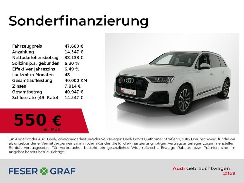 Audi Q7 90.400 km 47.440 € Nürnberg 90411