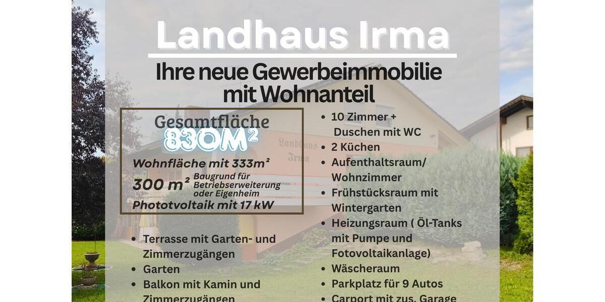 Einfamilienhaus Bad Füssing - 16 Zimmer, 333 m&sup2;, 699.000&euro; | Angebot:27141166