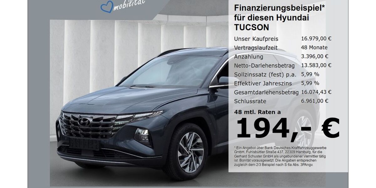 Hyundai TUCSON 153.991 km 16.979 &euro; Ruhstorf 94099