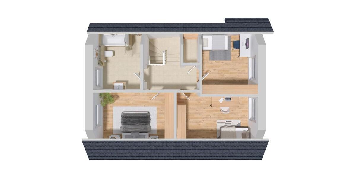 Reihenhaus Horstmar - 4 Zimmer, 114 m&sup2;, 1.200&euro; | Angebot:19787549