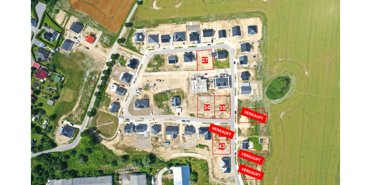 Die letzten beiden bauträgerfreien Grundstücke für individuelle Bebauungsideen in Satow zimmer
