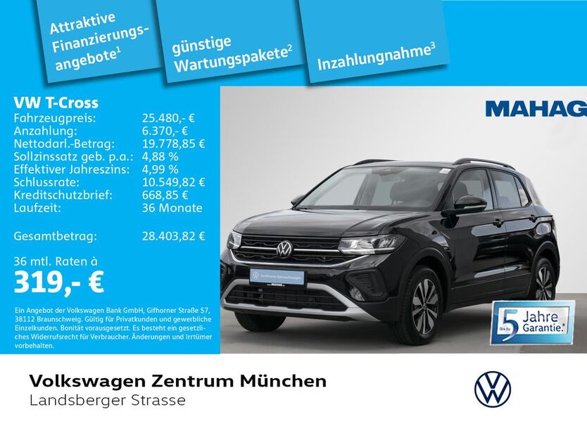 VW T-Cross 12.221 km 25.480 € München 80687