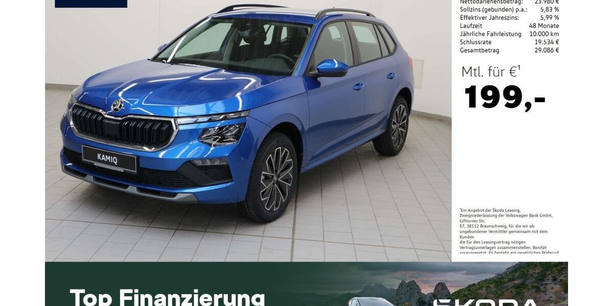 Skoda Kamiq 1.025 km 29.980 &euro; Amberg 92224