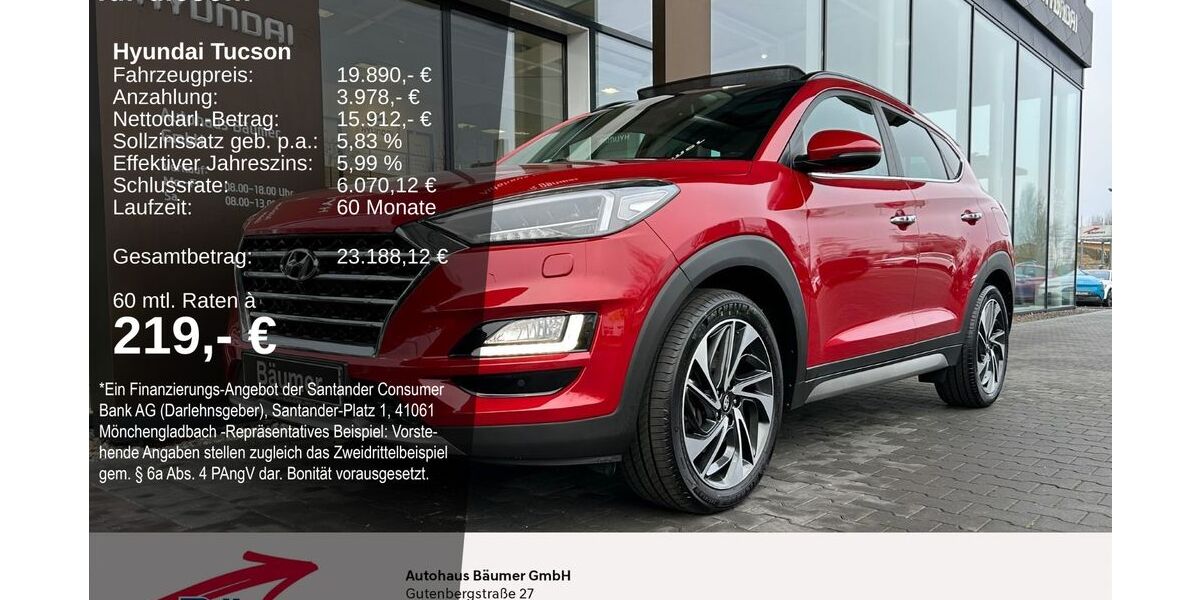 Hyundai TUCSON 66.856 km 19.890 &euro; Ibbenbüren 49479