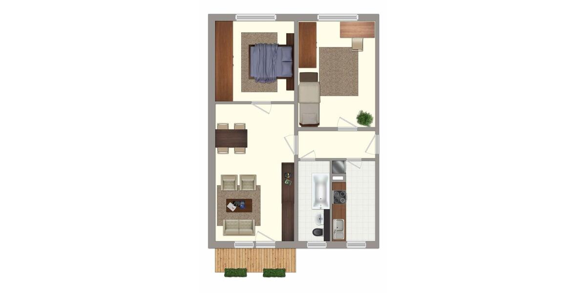 Etagenwohnung Klingenberg - 3 Zimmer, 66 m&sup2;, 420&euro; | Angebot:26421416
