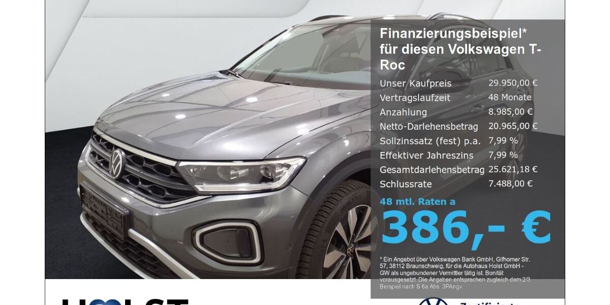 VW T-Roc 17.905 km 29.950 &euro; Scheeßel 27383