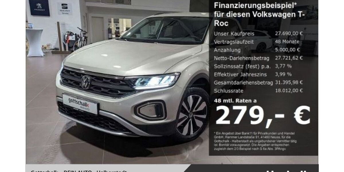 VW T-Roc 14.000 km 27.690 &euro; Halberstadt 38820