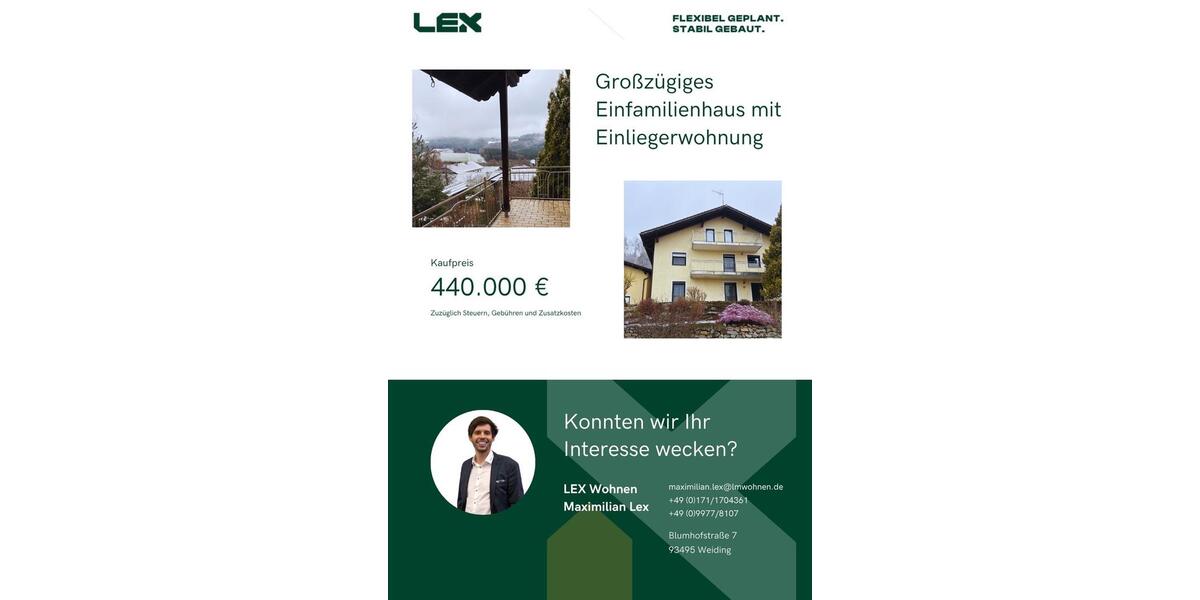 Einfamilienhaus Neukirchen bei Heiligen Blut - 440.000&euro; | Angebot:26399427