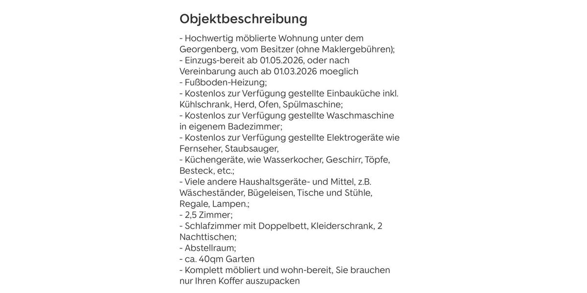 Erdgeschoßwohnung Reutlingen Orschel-Hagen - 2.5 Zimmer, 50 m&sup2;, 1.195&euro; | Angebot:24769304