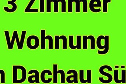 Wohnung Dachau - 3 Zimmer, 85 m&sup2;, 1.800&euro; | Angebot:26395829