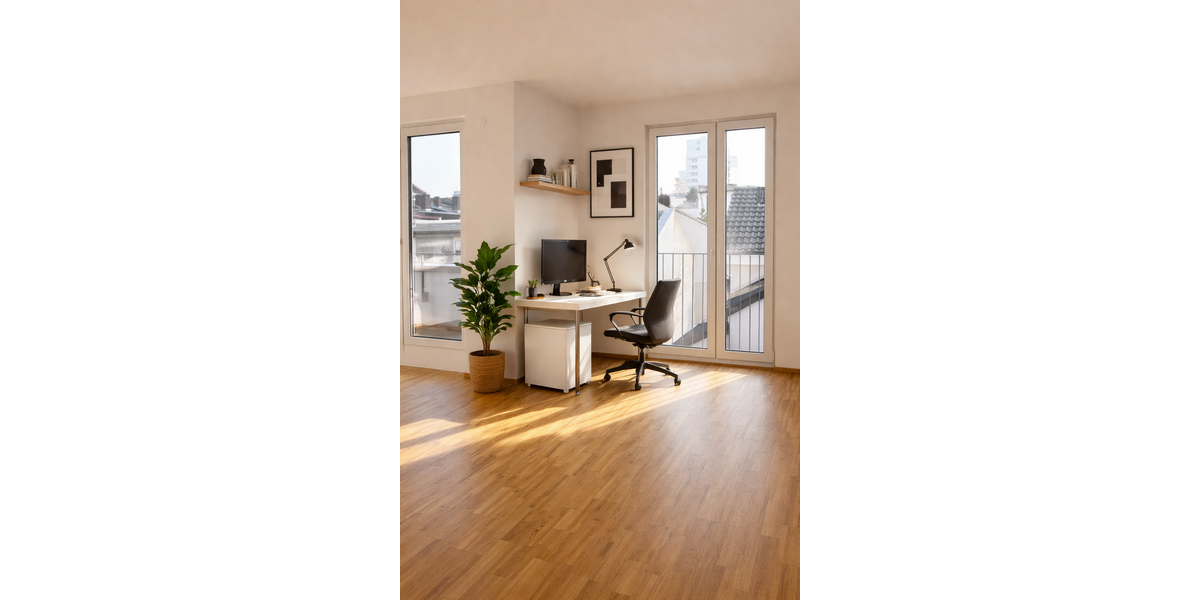 Etagenwohnung Offenbach am Main Hafen - 2 Zimmer, 71 m&sup2;, 1.355&euro; | Angebot:26395663