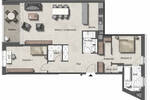 Etagenwohnung Frankfurt am Main Gallus - 3 Zimmer, 110 m&sup2;, 979.000&euro; | Angebot:26778164