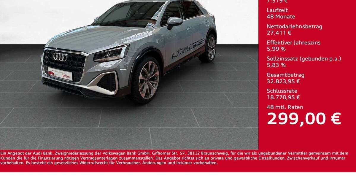 Audi Q2 10.000 km 34.930 &euro; Wesel 46485