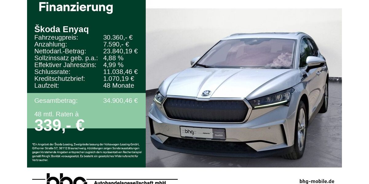 Skoda Enyaq 47.937 km 30.360 &euro; Freudenstadt 72250