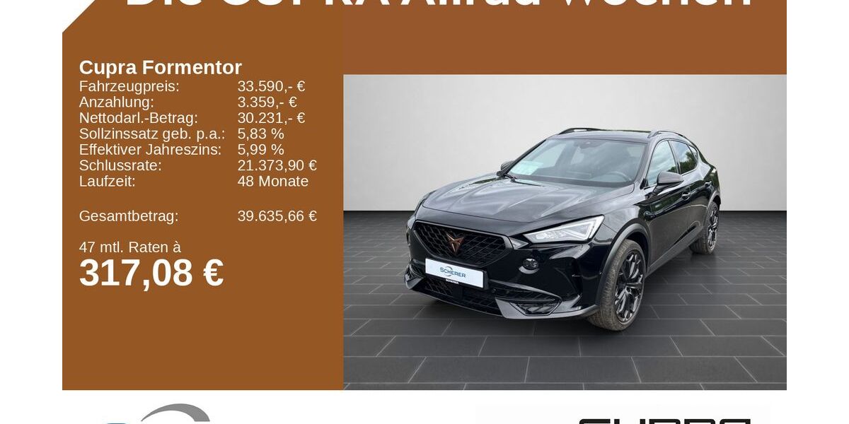 Cupra Formentor 29.760 km 33.590 &euro; Mayen 56727