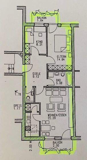 Etagenwohnung Bannewitz - 3 Zimmer, 150.000&euro; | Angebot:25928043
