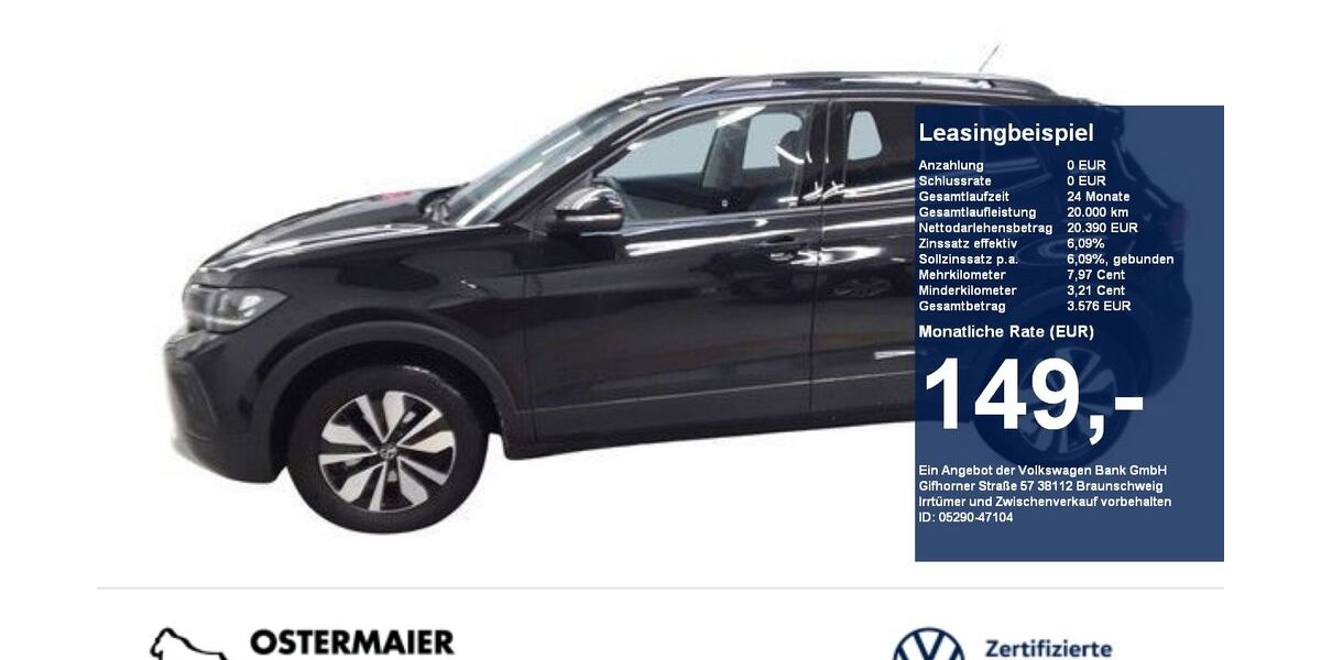 VW T-Cross 3.890 km 20.390 &euro; Vilsbiburg 84137