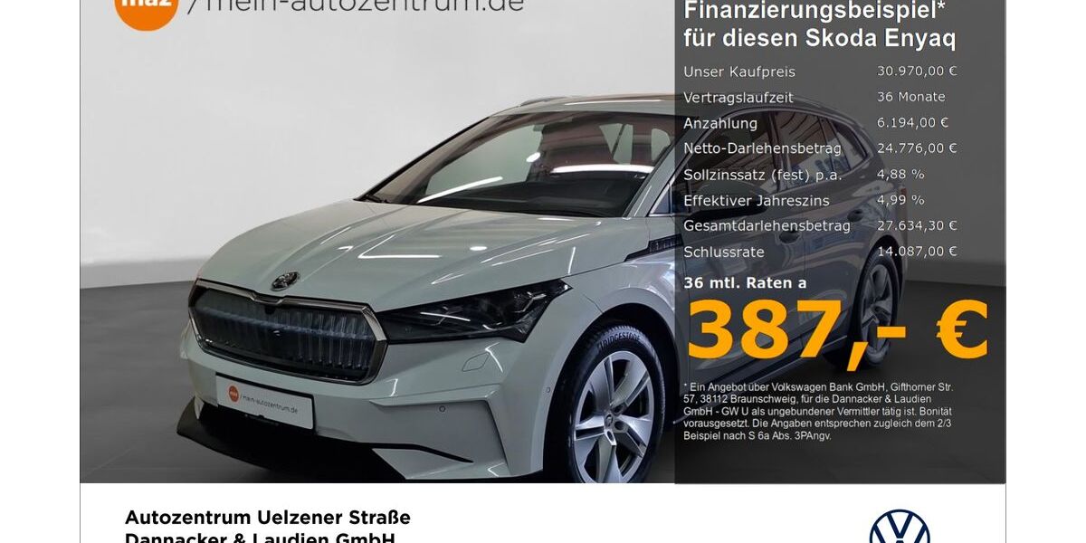 Skoda Enyaq 115.851 km 29.990 &euro; Lüneburg 21335