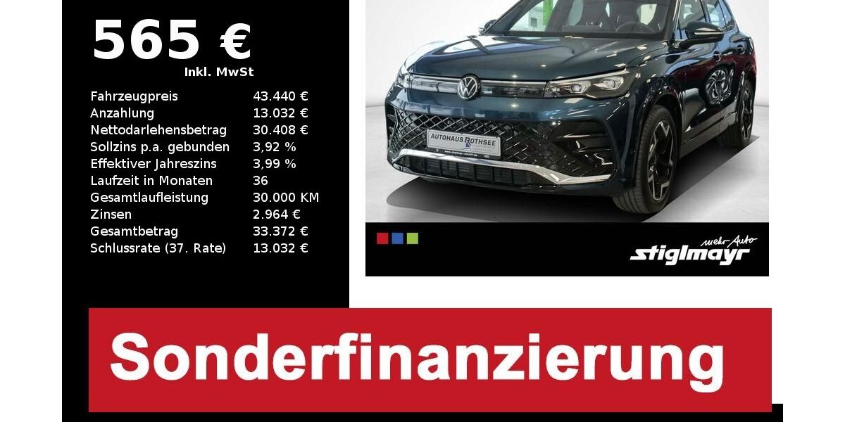 VW Tiguan 2.975 km 43.440 &euro; Hilpoltstein 91161