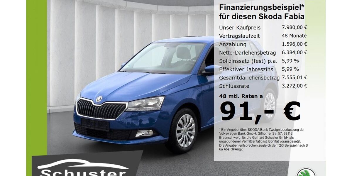 Skoda Fabia 102.219 km 7.679 &euro; Ruhstorf 94099