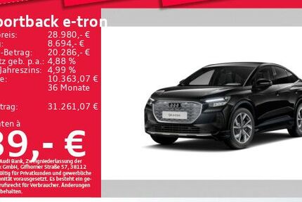 Audi Q4 e-tron 34.047 km 28.980 &euro; München 81825